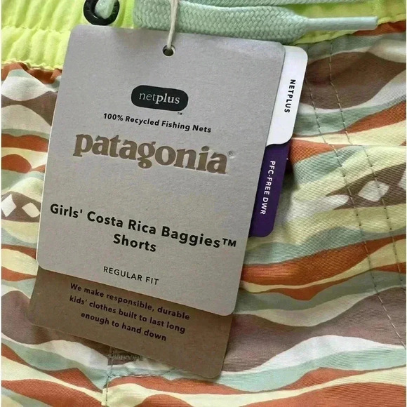 Bundle PATAGONIA COSTA RICA BAGGIES SHORTS GIRLS Bundle 2 Pair Size Girls Large - Picture 4 of 11